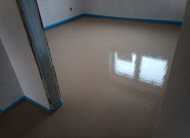 anhydritová podlaha v RD