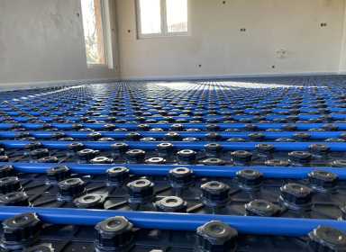 vodní podlahové topení