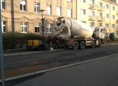 Anhydrit - doprava, čerpání